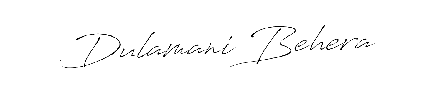 Make a short Dulamani Behera signature style. Manage your documents anywhere anytime using Antro_Vectra. Create and add eSignatures, submit forms, share and send files easily. Dulamani Behera signature style 6 images and pictures png
