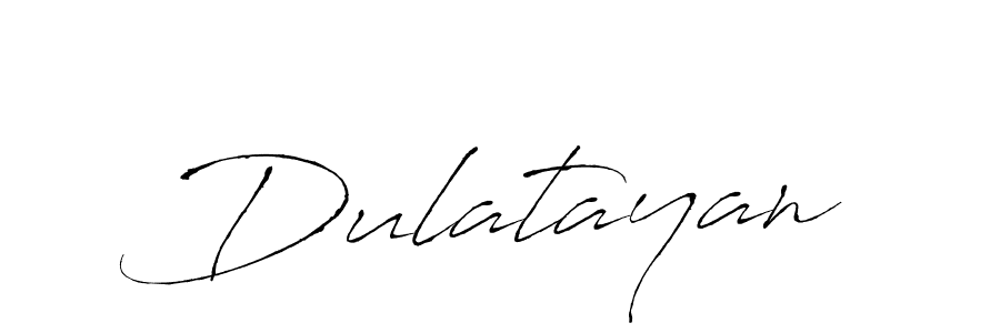 Antro_Vectra is a professional signature style that is perfect for those who want to add a touch of class to their signature. It is also a great choice for those who want to make their signature more unique. Get Dulatayan name to fancy signature for free. Dulatayan signature style 6 images and pictures png