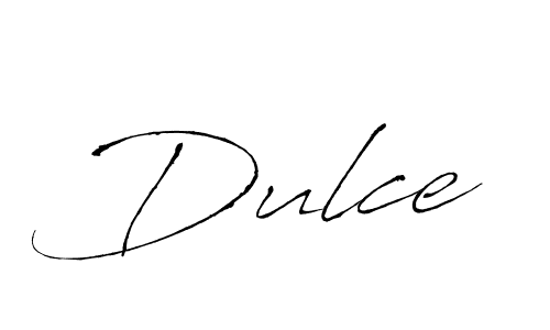 Make a beautiful signature design for name Dulce. With this signature (Antro_Vectra) style, you can create a handwritten signature for free. Dulce signature style 6 images and pictures png