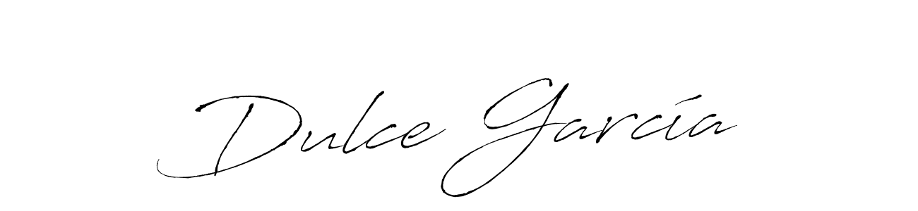 How to make Dulce García name signature. Use Antro_Vectra style for creating short signs online. This is the latest handwritten sign. Dulce García signature style 6 images and pictures png