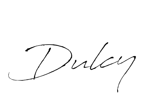 Design your own signature with our free online signature maker. With this signature software, you can create a handwritten (Antro_Vectra) signature for name Dulcy. Dulcy signature style 6 images and pictures png