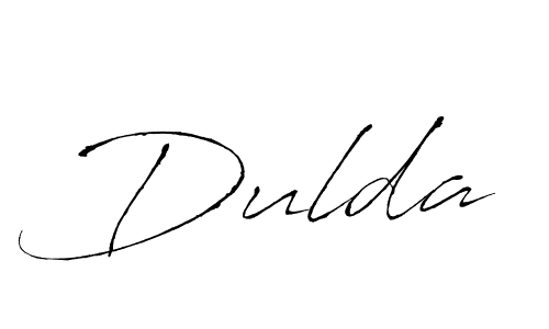 Make a beautiful signature design for name Dulda. With this signature (Antro_Vectra) style, you can create a handwritten signature for free. Dulda signature style 6 images and pictures png