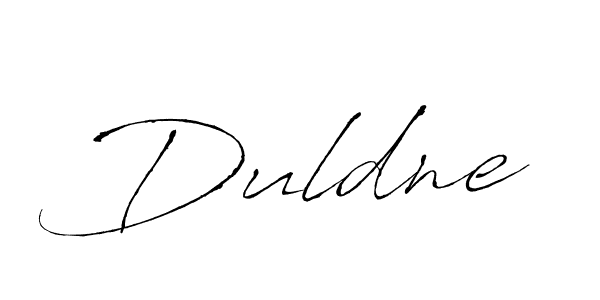 Make a beautiful signature design for name Duldne. With this signature (Antro_Vectra) style, you can create a handwritten signature for free. Duldne signature style 6 images and pictures png