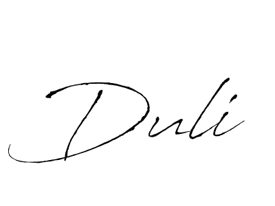 How to make Duli signature? Antro_Vectra is a professional autograph style. Create handwritten signature for Duli name. Duli signature style 6 images and pictures png