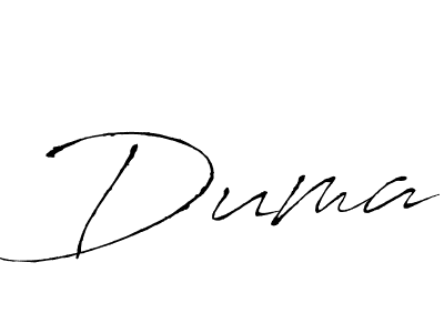 Design your own signature with our free online signature maker. With this signature software, you can create a handwritten (Antro_Vectra) signature for name Duma. Duma signature style 6 images and pictures png