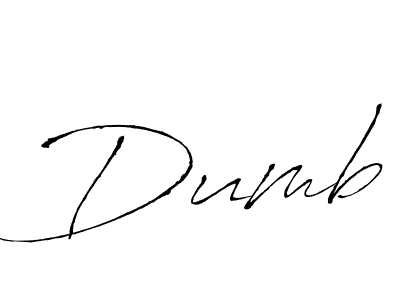 Make a beautiful signature design for name Dumb. With this signature (Antro_Vectra) style, you can create a handwritten signature for free. Dumb signature style 6 images and pictures png