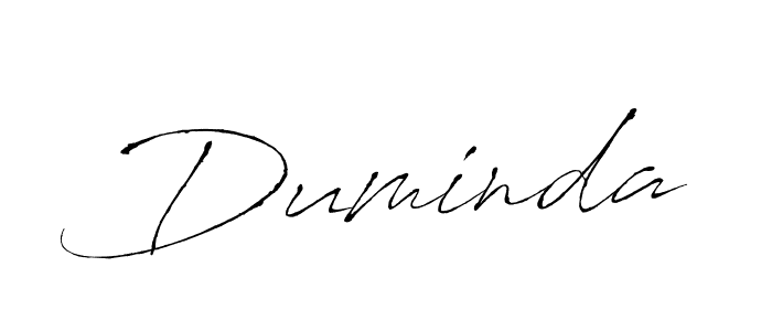 Design your own signature with our free online signature maker. With this signature software, you can create a handwritten (Antro_Vectra) signature for name Duminda. Duminda signature style 6 images and pictures png