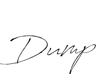 How to make Dump signature? Antro_Vectra is a professional autograph style. Create handwritten signature for Dump name. Dump signature style 6 images and pictures png