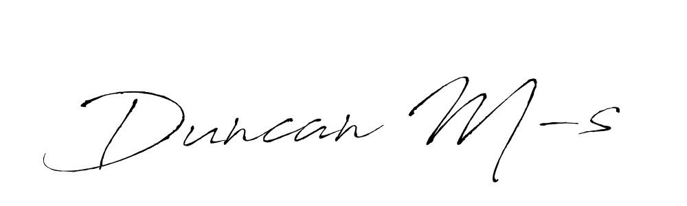 Duncan M-s stylish signature style. Best Handwritten Sign (Antro_Vectra) for my name. Handwritten Signature Collection Ideas for my name Duncan M-s. Duncan M-s signature style 6 images and pictures png