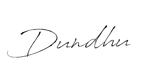 Dundhu stylish signature style. Best Handwritten Sign (Antro_Vectra) for my name. Handwritten Signature Collection Ideas for my name Dundhu. Dundhu signature style 6 images and pictures png