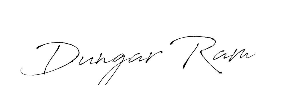 Make a beautiful signature design for name Dungar Ram. With this signature (Antro_Vectra) style, you can create a handwritten signature for free. Dungar Ram signature style 6 images and pictures png