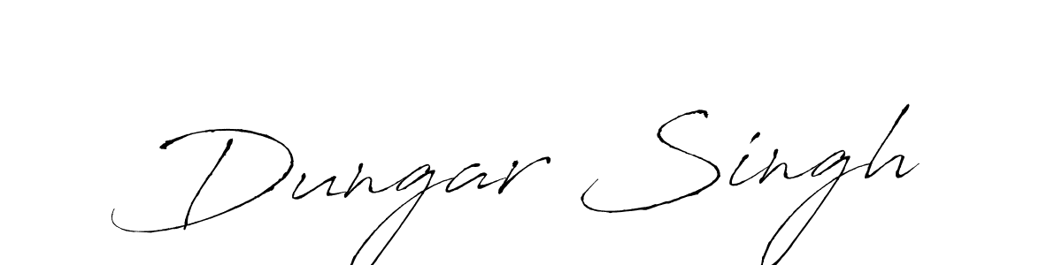 Create a beautiful signature design for name Dungar Singh. With this signature (Antro_Vectra) fonts, you can make a handwritten signature for free. Dungar Singh signature style 6 images and pictures png