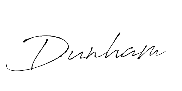 Use a signature maker to create a handwritten signature online. With this signature software, you can design (Antro_Vectra) your own signature for name Dunham. Dunham signature style 6 images and pictures png