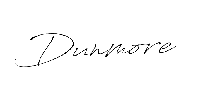 Make a beautiful signature design for name Dunmore. With this signature (Antro_Vectra) style, you can create a handwritten signature for free. Dunmore signature style 6 images and pictures png