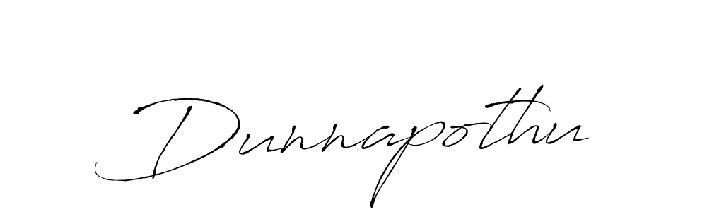 Dunnapothu stylish signature style. Best Handwritten Sign (Antro_Vectra) for my name. Handwritten Signature Collection Ideas for my name Dunnapothu. Dunnapothu signature style 6 images and pictures png