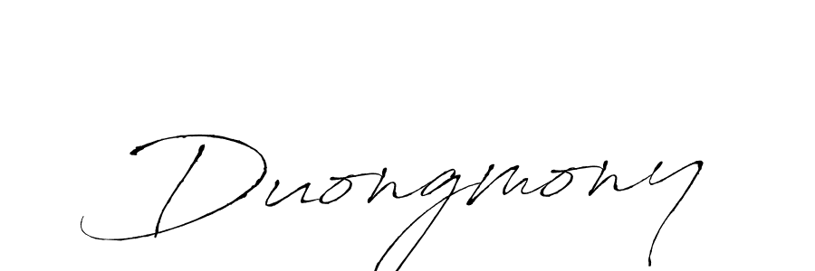 Create a beautiful signature design for name Duongmony. With this signature (Antro_Vectra) fonts, you can make a handwritten signature for free. Duongmony signature style 6 images and pictures png