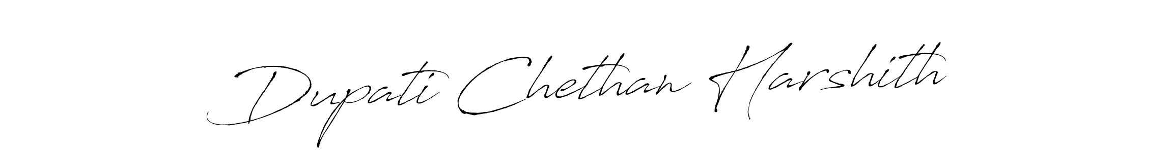 Use a signature maker to create a handwritten signature online. With this signature software, you can design (Antro_Vectra) your own signature for name Dupati Chethan Harshith. Dupati Chethan Harshith signature style 6 images and pictures png