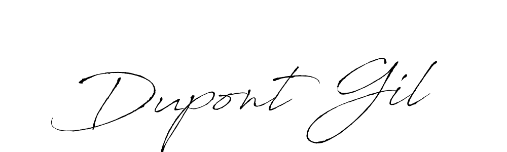 The best way (Antro_Vectra) to make a short signature is to pick only two or three words in your name. The name Dupont Gil include a total of six letters. For converting this name. Dupont Gil signature style 6 images and pictures png