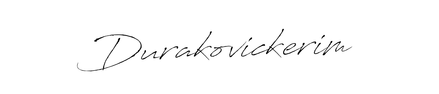 Durakovickerim stylish signature style. Best Handwritten Sign (Antro_Vectra) for my name. Handwritten Signature Collection Ideas for my name Durakovickerim. Durakovickerim signature style 6 images and pictures png