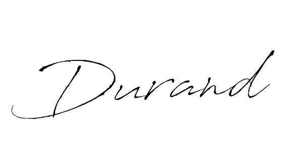 How to make Durand name signature. Use Antro_Vectra style for creating short signs online. This is the latest handwritten sign. Durand signature style 6 images and pictures png