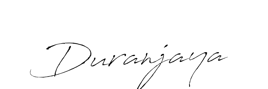 The best way (Antro_Vectra) to make a short signature is to pick only two or three words in your name. The name Duranjaya include a total of six letters. For converting this name. Duranjaya signature style 6 images and pictures png