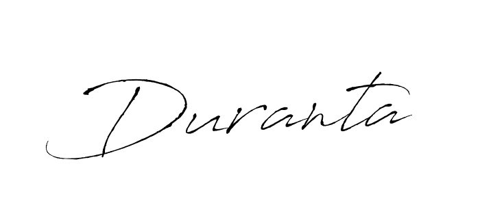 Design your own signature with our free online signature maker. With this signature software, you can create a handwritten (Antro_Vectra) signature for name Duranta. Duranta signature style 6 images and pictures png