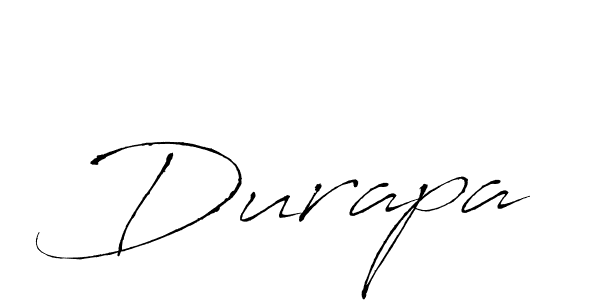 Make a beautiful signature design for name Durapa. With this signature (Antro_Vectra) style, you can create a handwritten signature for free. Durapa signature style 6 images and pictures png