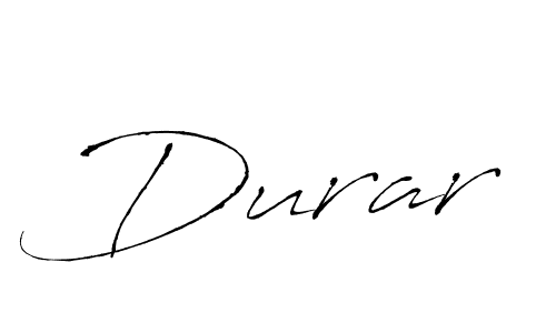 Use a signature maker to create a handwritten signature online. With this signature software, you can design (Antro_Vectra) your own signature for name Durar. Durar signature style 6 images and pictures png