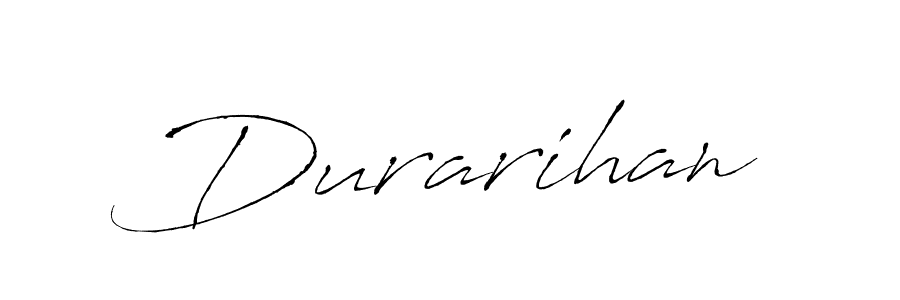 How to make Durarihan name signature. Use Antro_Vectra style for creating short signs online. This is the latest handwritten sign. Durarihan signature style 6 images and pictures png