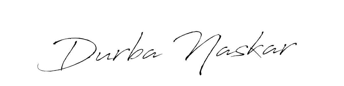 How to make Durba Naskar signature? Antro_Vectra is a professional autograph style. Create handwritten signature for Durba Naskar name. Durba Naskar signature style 6 images and pictures png