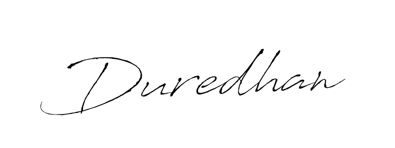 Make a beautiful signature design for name Duredhan. With this signature (Antro_Vectra) style, you can create a handwritten signature for free. Duredhan signature style 6 images and pictures png
