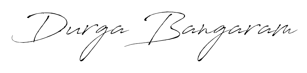 Stand out with a creative autograph for Durga Bangaram. The Antro_Vectra styling blends modern aesthetics with classic signature flourishes. Durga Bangaram signature style 6 images and pictures png
