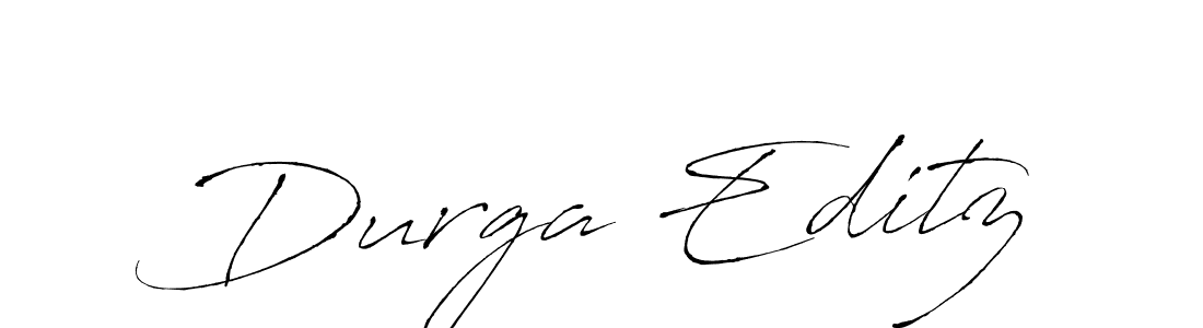 Durga Editz stylish signature style. Best Handwritten Sign (Antro_Vectra) for my name. Handwritten Signature Collection Ideas for my name Durga Editz. Durga Editz signature style 6 images and pictures png