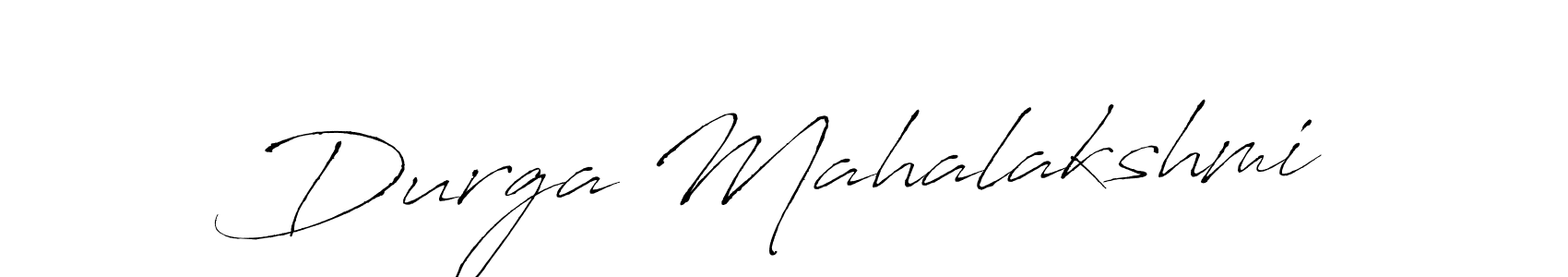 Create a beautiful signature design for name Durga Mahalakshmi. With this signature (Antro_Vectra) fonts, you can make a handwritten signature for free. Durga Mahalakshmi signature style 6 images and pictures png