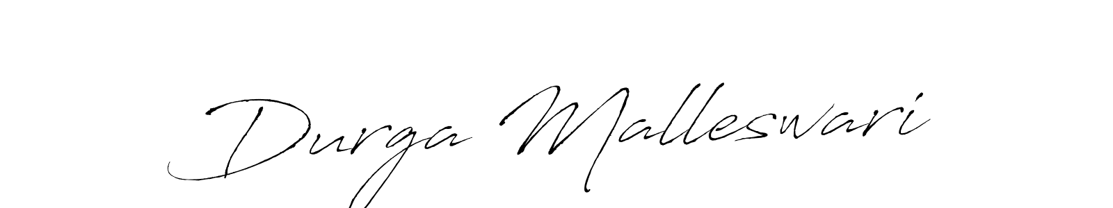 Antro_Vectra is a professional signature style that is perfect for those who want to add a touch of class to their signature. It is also a great choice for those who want to make their signature more unique. Get Durga Malleswari name to fancy signature for free. Durga Malleswari signature style 6 images and pictures png