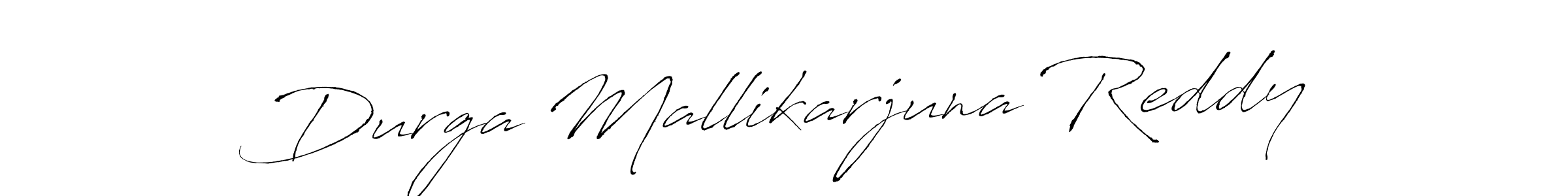 Make a beautiful signature design for name Durga Mallikarjuna Reddy. With this signature (Antro_Vectra) style, you can create a handwritten signature for free. Durga Mallikarjuna Reddy signature style 6 images and pictures png