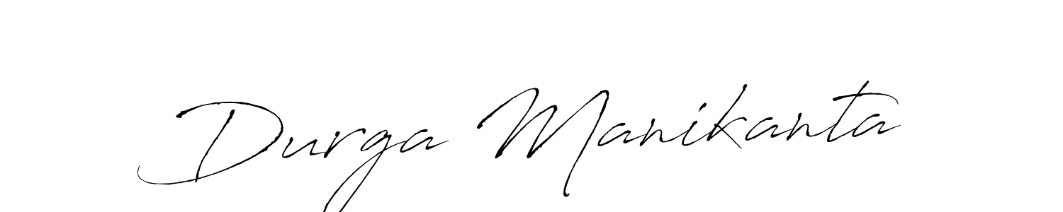 Similarly Antro_Vectra is the best handwritten signature design. Signature creator online .You can use it as an online autograph creator for name Durga Manikanta. Durga Manikanta signature style 6 images and pictures png