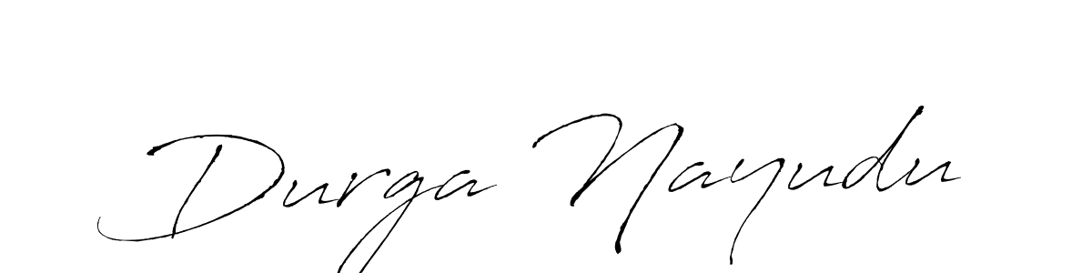 Make a beautiful signature design for name Durga Nayudu. With this signature (Antro_Vectra) style, you can create a handwritten signature for free. Durga Nayudu signature style 6 images and pictures png