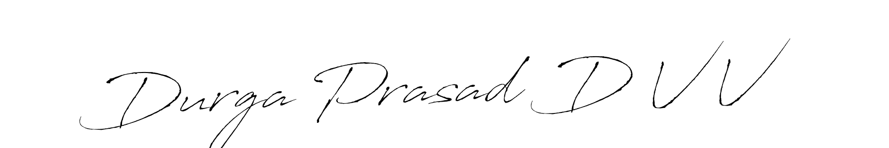 Use a signature maker to create a handwritten signature online. With this signature software, you can design (Antro_Vectra) your own signature for name Durga Prasad D V V. Durga Prasad D V V signature style 6 images and pictures png