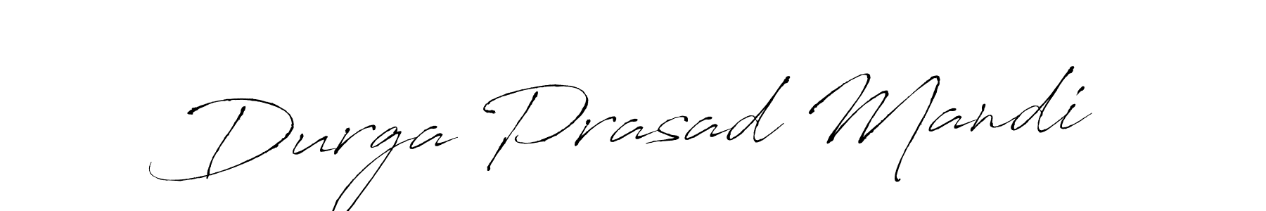 How to make Durga Prasad Mandi name signature. Use Antro_Vectra style for creating short signs online. This is the latest handwritten sign. Durga Prasad Mandi signature style 6 images and pictures png