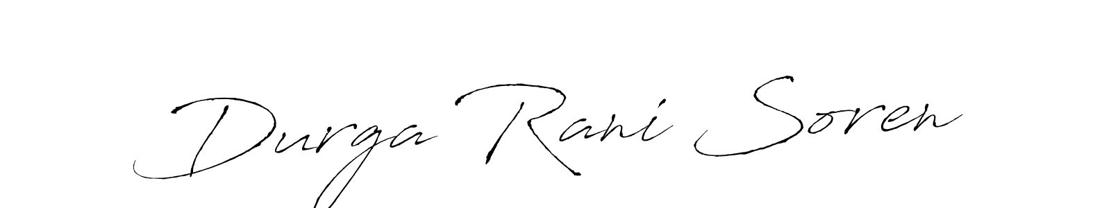 Also You can easily find your signature by using the search form. We will create Durga Rani Soren name handwritten signature images for you free of cost using Antro_Vectra sign style. Durga Rani Soren signature style 6 images and pictures png