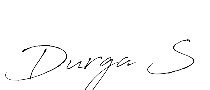 Durga S stylish signature style. Best Handwritten Sign (Antro_Vectra) for my name. Handwritten Signature Collection Ideas for my name Durga S. Durga S signature style 6 images and pictures png