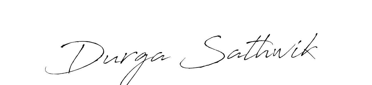 It looks lik you need a new signature style for name Durga Sathwik. Design unique handwritten (Antro_Vectra) signature with our free signature maker in just a few clicks. Durga Sathwik signature style 6 images and pictures png