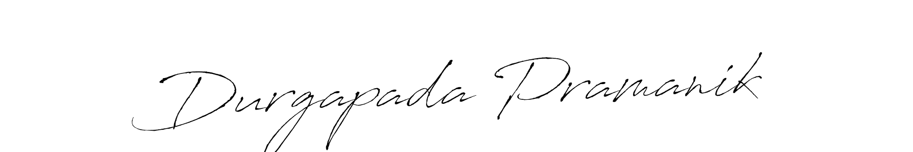 How to make Durgapada Pramanik name signature. Use Antro_Vectra style for creating short signs online. This is the latest handwritten sign. Durgapada Pramanik signature style 6 images and pictures png