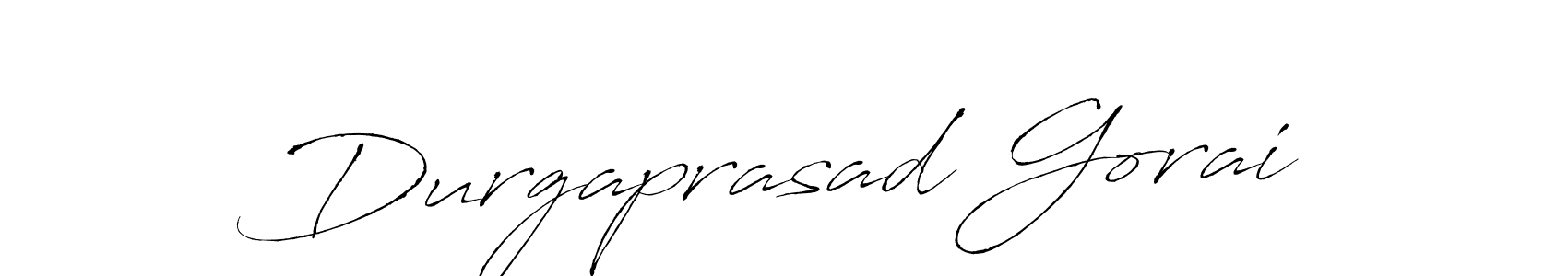 The best way (Antro_Vectra) to make a short signature is to pick only two or three words in your name. The name Durgaprasad Gorai include a total of six letters. For converting this name. Durgaprasad Gorai signature style 6 images and pictures png