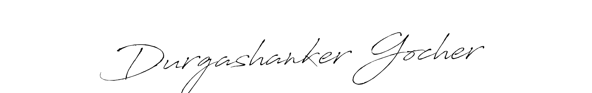 Make a beautiful signature design for name Durgashanker Gocher. With this signature (Antro_Vectra) style, you can create a handwritten signature for free. Durgashanker Gocher signature style 6 images and pictures png