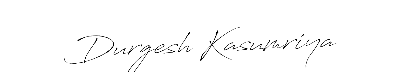 Create a beautiful signature design for name Durgesh Kasumriya. With this signature (Antro_Vectra) fonts, you can make a handwritten signature for free. Durgesh Kasumriya signature style 6 images and pictures png