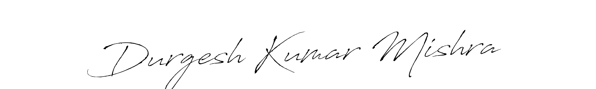 Make a beautiful signature design for name Durgesh Kumar Mishra. With this signature (Antro_Vectra) style, you can create a handwritten signature for free. Durgesh Kumar Mishra signature style 6 images and pictures png