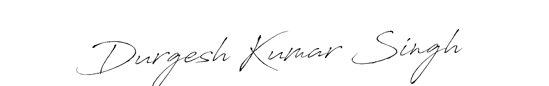 Create a beautiful signature design for name Durgesh Kumar Singh. With this signature (Antro_Vectra) fonts, you can make a handwritten signature for free. Durgesh Kumar Singh signature style 6 images and pictures png