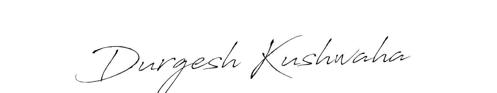 Design your own signature with our free online signature maker. With this signature software, you can create a handwritten (Antro_Vectra) signature for name Durgesh Kushwaha. Durgesh Kushwaha signature style 6 images and pictures png
